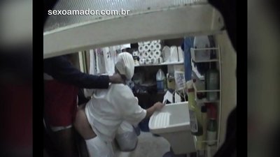 Motoboy geus sex jeung meresihan nona di réstoran antara deliveries