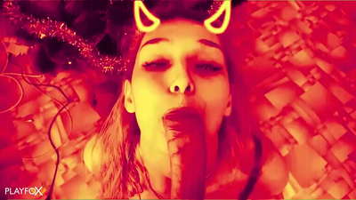 Devilish hottie meunang fucked bener alus tur meunang cum on burit nya